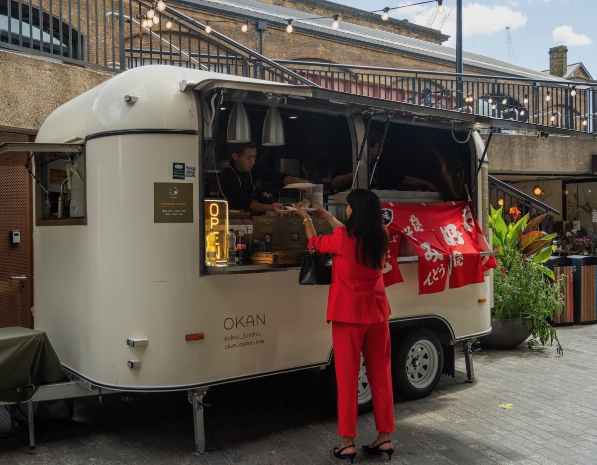 Okan food truck on Lower Stable Street